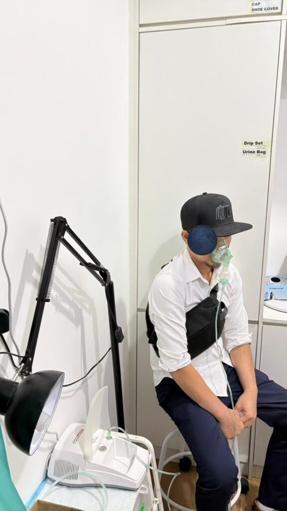 Asthma nebulizer treatment at medical clinic near Taman Lestari Perdana, Seri Kembangan